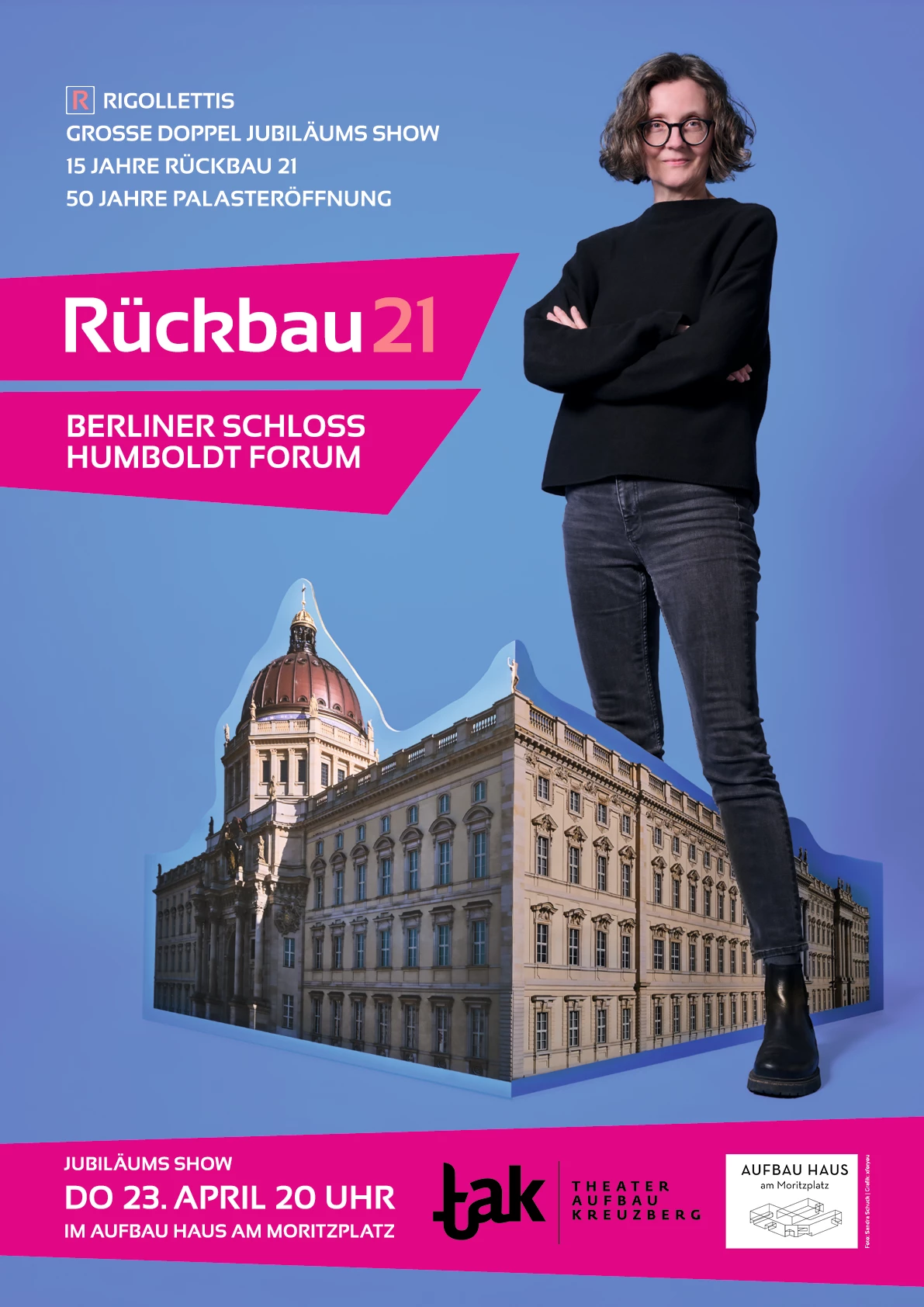 Rigolettis Rückbau Postkarte Print